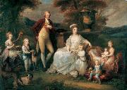 Angelica Kauffmann Portrait of Ferdinand IV of Naples, and his Family oil on canvas